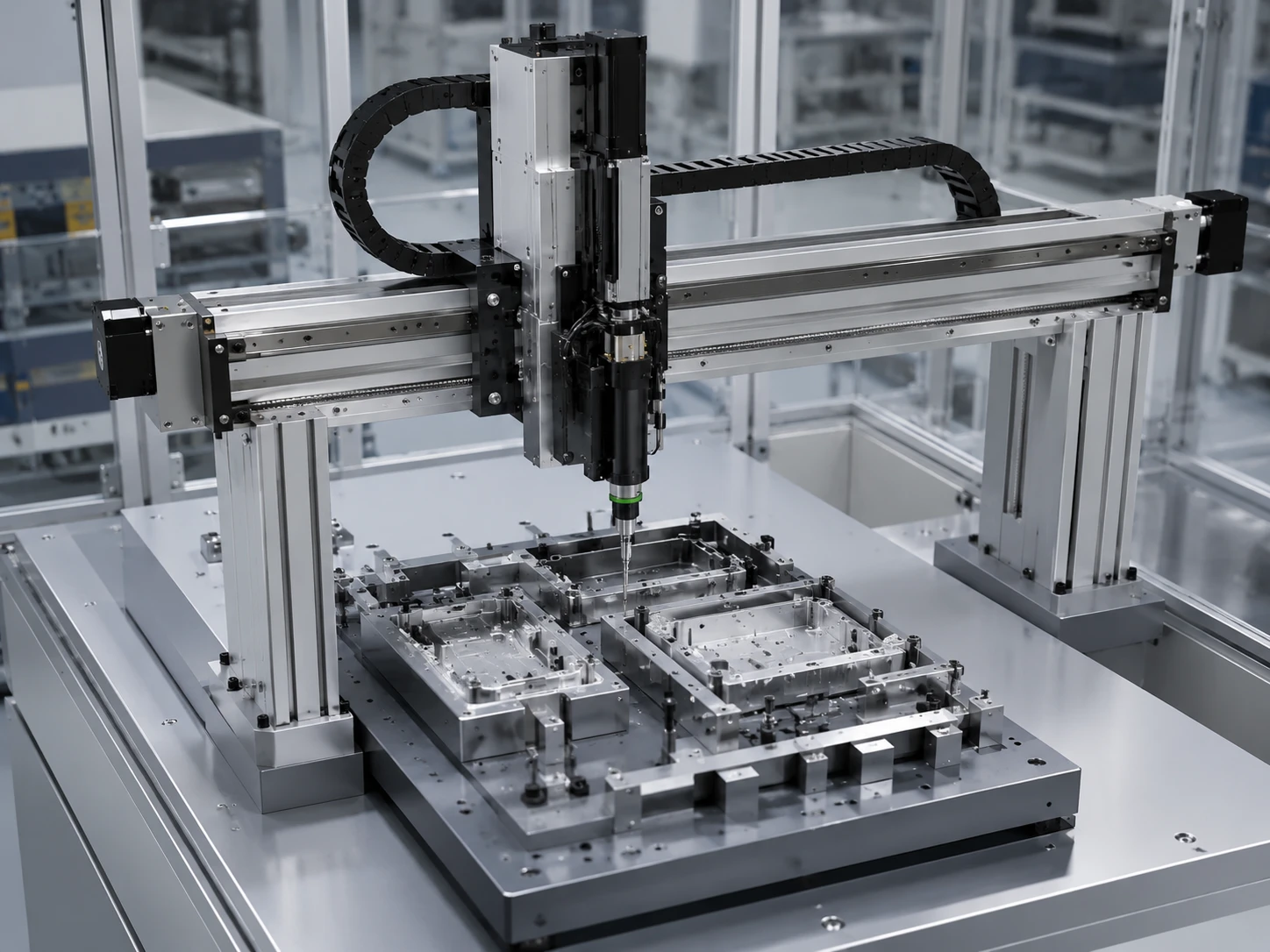 Cartesian robot for precision assembly and screwdriving