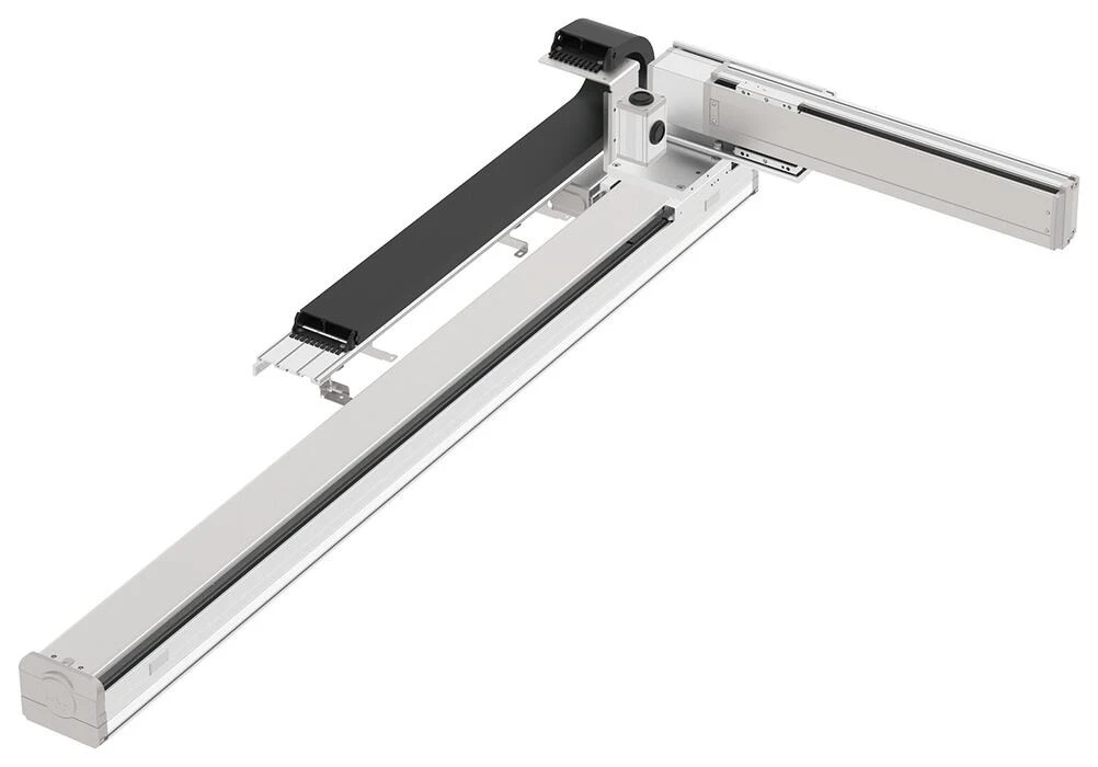 Long-stroke linear transfer system